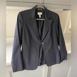 TALBOTS Navy Stretch Blazer Size 4